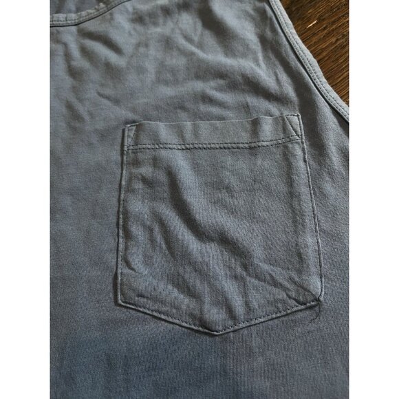 NWT Marine Layer Garment Dyed Signature Tank Top Mens Sz XL Bright Cobalt Blue - Picture 3 of 8